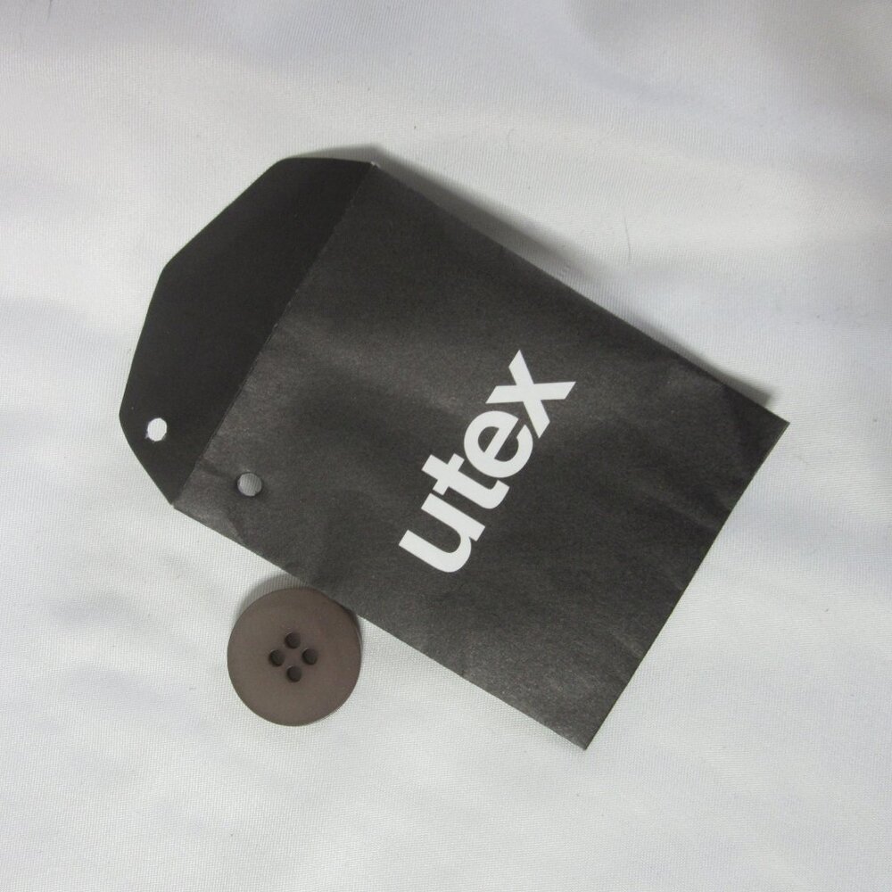 Utex Design Trench Coat Woman's Button Up Pockets… - image 7